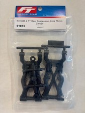 Team Associated RC10B6.2 FT Rear Suspension Arms 73mm, Carbon, 91873, New