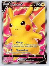 Pikachu V 170/185 Ultra Rare Vivid Voltage Pokemon Holo Near Mint on eBay