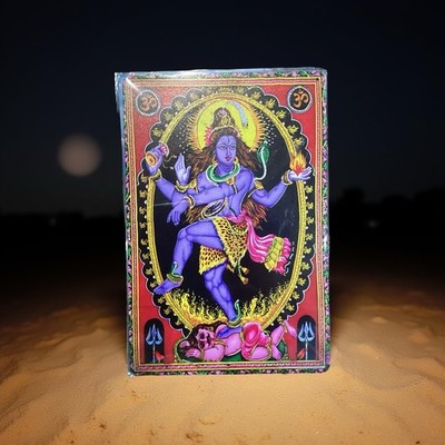 Dancing Lord Shiva Wall Poster Metal Poster Wall Decor Hinduism Religious Art
