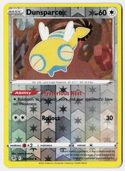 Dunsparce 207/264 Fusion Strike Reverse Holo
