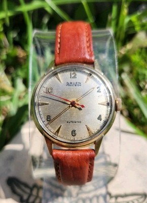 Vtg 1948 Gruen Bumper Ref. 460 611 Men's 33mm Watch 460SS Automatic 10K GF 17J!!