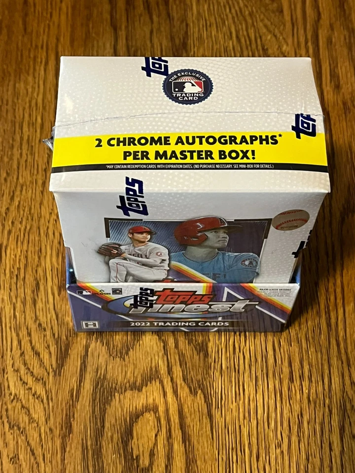 2022 Topps Finest Master Baseball Hobby Box Factory Sealed 2 Chrome Autographs - Image 3 of 4