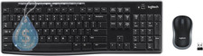 Logitech MK270 Full Size Wireless Keyboard and Mouse Combo - Black