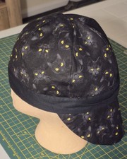 Welding / Motorcycle Cap - BLACK CATS - All sizes!