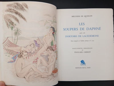 [CURIOSA] MEUSNIER DE QUERLON / CHIMOT - Les soupers de Daphné - 1951 - Photo 1/4