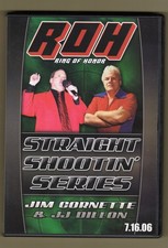 Straight Shootin' with Jim Cornette & J. J. Dillon DVD Ring of Honor R.O.H.