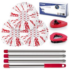 Spin Mop Head Replacement Base Handle Compatible with O Cedar EasyWring 1-Tan...