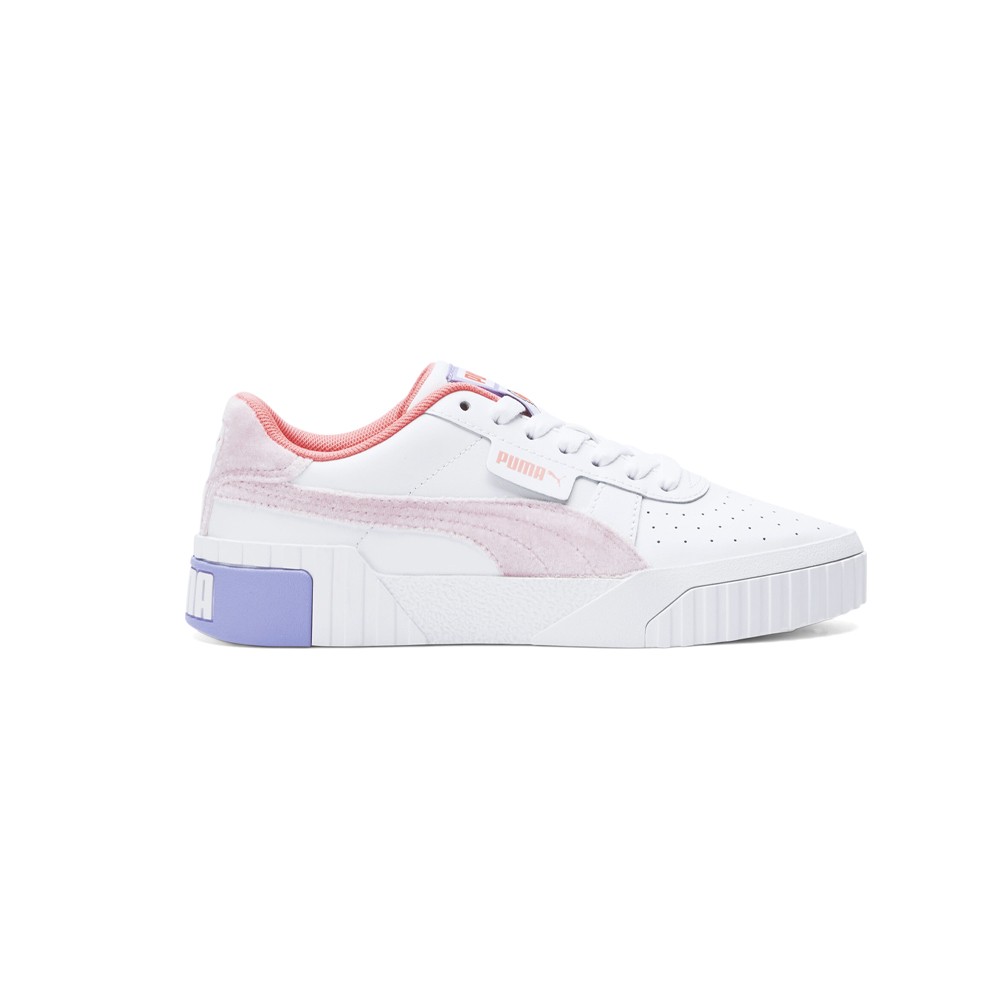 PUMA Cali Valentines Lace Up  Youth Girls Pink, White Sneakers Casual Shoes 3877