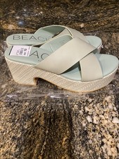 NEW Womens Beach by Matisse Nellie Platform Sandals, size 10      shoes