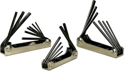 EKLIND 29171 Fold-up Hex & TORX star Key Combo- Inch / MM (3 sets 23pc)