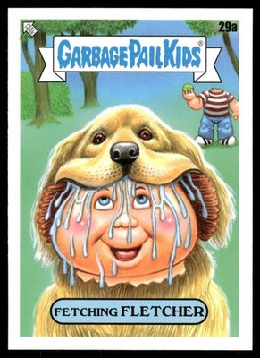 Garbage Pail Kids Fetching Fletcher 2024 Kids at Play Topps 29a Puzzle Back