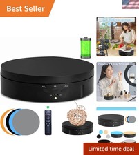 Motorized Rotating Display Stand, 5.74inch /22lbs Load, 360 Degree Electronic...