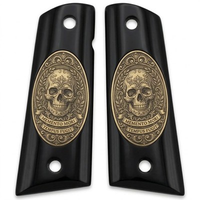 Colt 1911 Custom Acryl Pistolengriff - Acryllack - Memento Mori - Tempus F