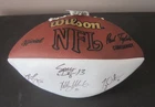 CLEVELAND BROWNS QB AUTOGRAPH FOOTBALL Kelly Holcomb Spergon Wynn auto Detmer +1