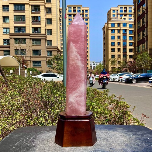8.55LB Natural Powder Crystal Column Wand Obelisk Mineral Healing - 第 1/23 張圖片