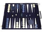 15-inch Deluxe Backgammon Set - Blue - New | Classic Board Games