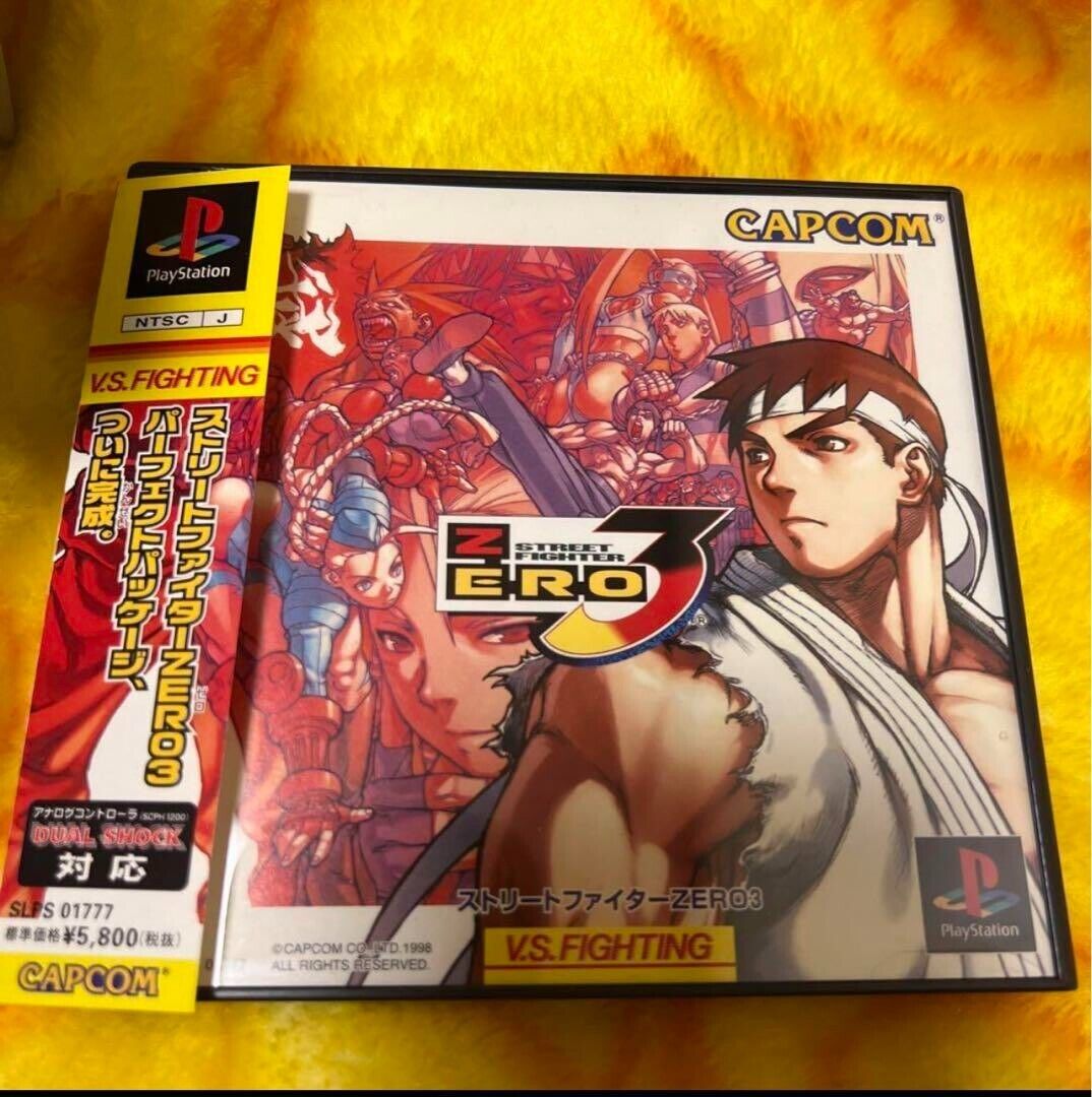 PS1 Street Fighter Zero 3 Japan version w/ Arcade controller PS1 Street Fighter Zero 3 Japan version w/ Arcade controller