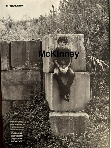 Timothee Chalamet Covers November 2023 GQ US edition Purchased In Australia - Picture 9 of 9