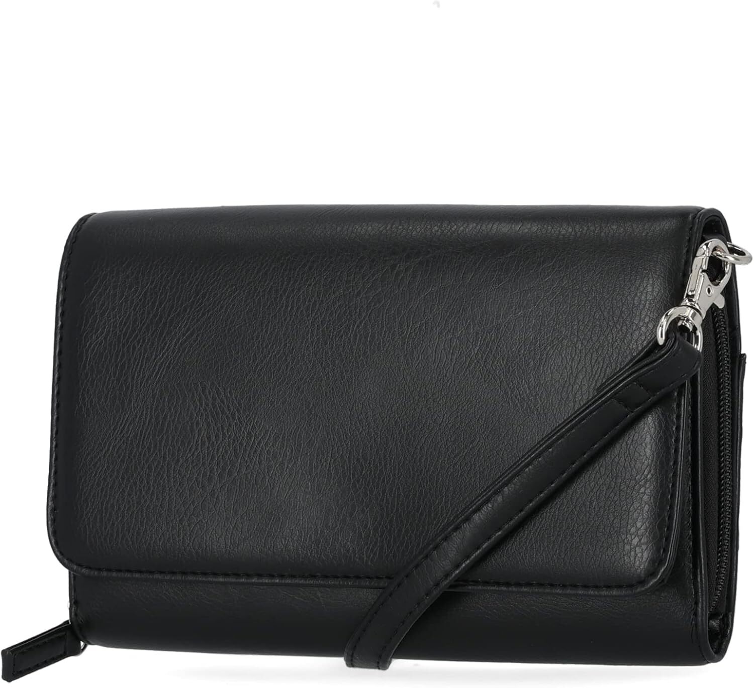 Mundi RFID Crossbody Bag For Women Anti Theft Travel Purse Handbag (Black) 