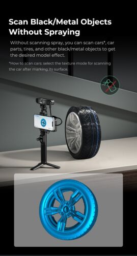 Used Creality CR-Scan Ferret Pro 3D Scanner: 0,1mm Präzision, Anti-Shake, WiFi6 - Bild 13 von 14