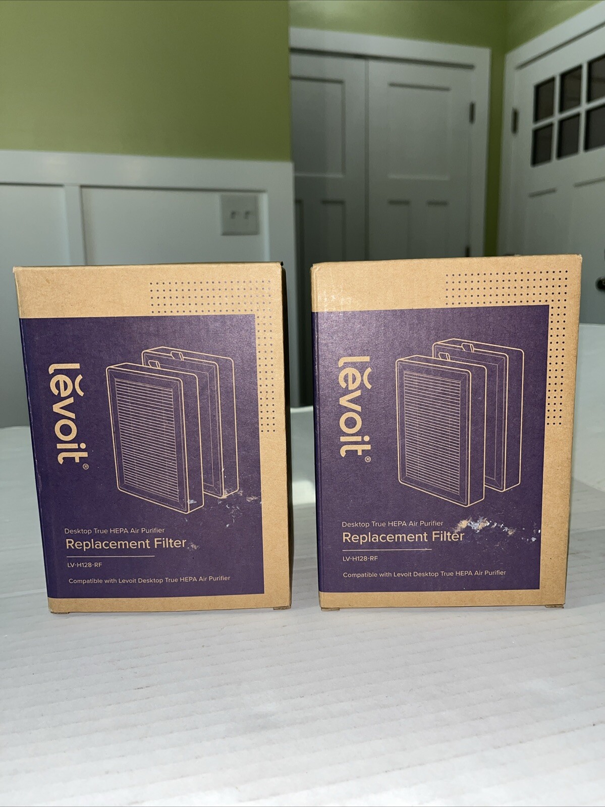 2 Boxes- 4 Filters Levoit True HEPA Replacement Filter  LV-H128-RF Air Purifier