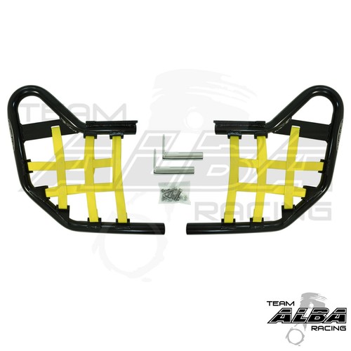 Honda TRX 300EX 300X Nerf Bars Alba Racing Black Yellow 256 T1 BY eBay