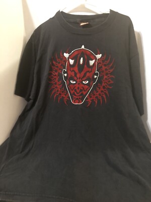 Vintage Made In Usa Star Wars Darth Maul T Shirt Large | eBay