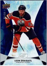 Leon Draisaitl 2020-21 Upper Deck Ice Royal Blue #44 /99 Edmonton Oilers