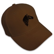 Baseball Cap Zebra Face Embroidery Dad Hats for Men & Women Strap Closure 1 Size