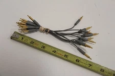 Lot of (10) EAI UNIVAC Electronic Associates Inc Communication Cable Patch Cord