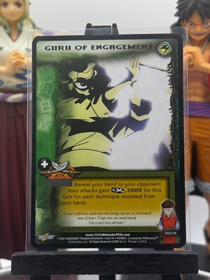 Yu Yu Hakusho TCG 3 Guru of Engagement C62 Ghost Files Unlimited Common!