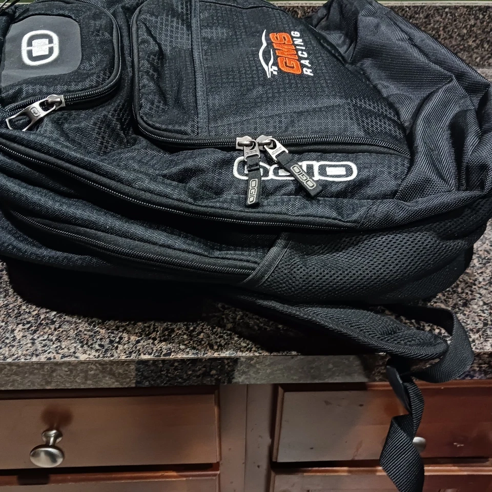 Mochila OGIO emitida por el equipo de carreras GMS NASCAR Elliott Enfinger Caruth Dye Creed Foto 3 de 4