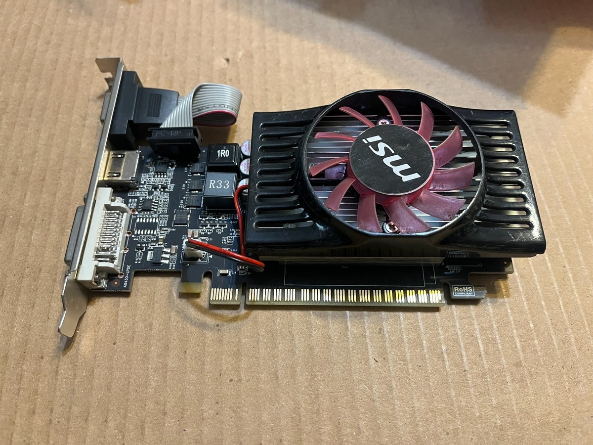 N630-1GD3/LP MSI NVIDIA GEFORCE GT 630 1GB DDR3 HIGH PROFILE