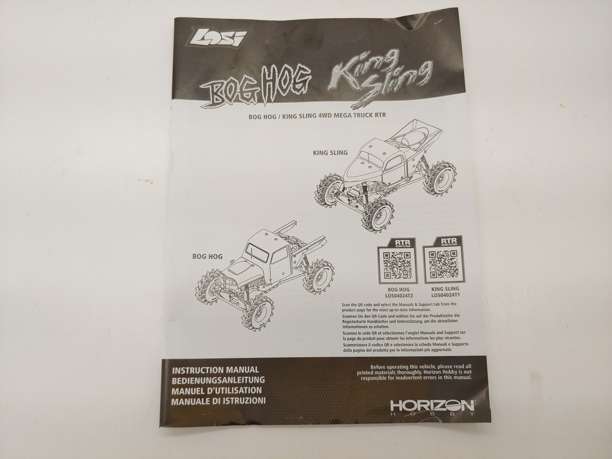 NEW: LOSI LMT KING SLING 4WD SOLID AXLE MONSTER TRUCK ROLLER NEW: LOSI LMT KING SLING 4WD SOLID AXLE MONSTER TRUCK ROLLER