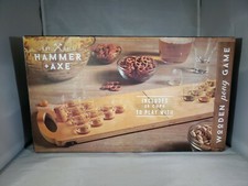 New HAMMER  AXE Mini Wooden BEER PONG GAME w 25 Cups Drinking Game