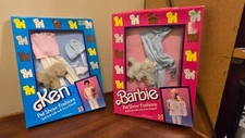 1986 Barbie Ken Pet Show Fashions set of two Mattel