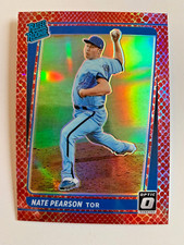2021 Panini Optic red dragon rc NATE PEARSON #ed 50/110! Toronto Blue Jays