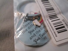 NEVER UNDERESTIMATE THE DIFFERENCE YOU MADE KEYCHAIN