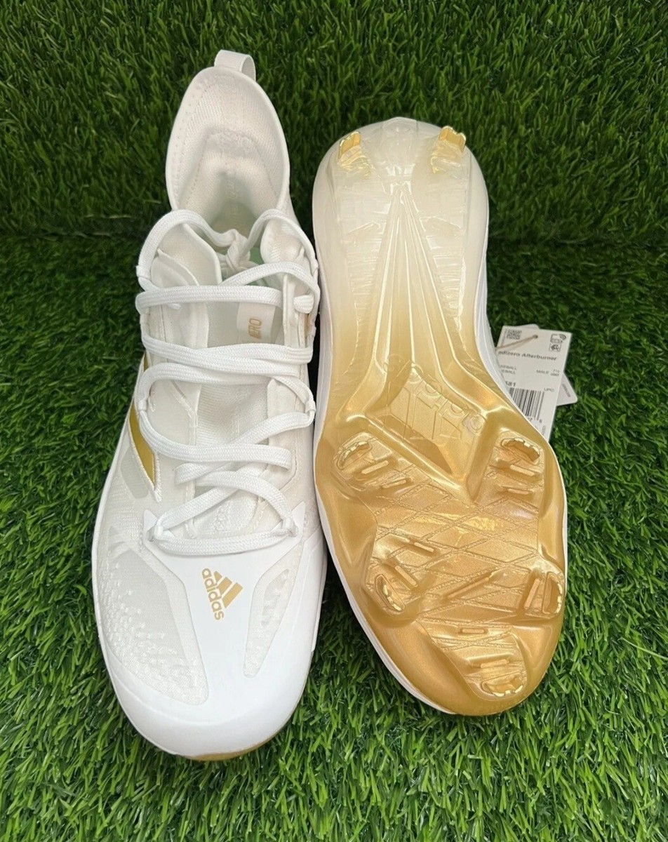 Size 7 - adidas Adizero Afterburner NWV White Gold Metallic for