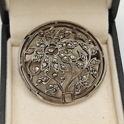 Broche Vintage Argent 925 - Transformable En Pendentif