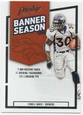 Terrell Davis 2017 PANINI PRESTIGE FOOTBALL Banner Season #6 Broncos
