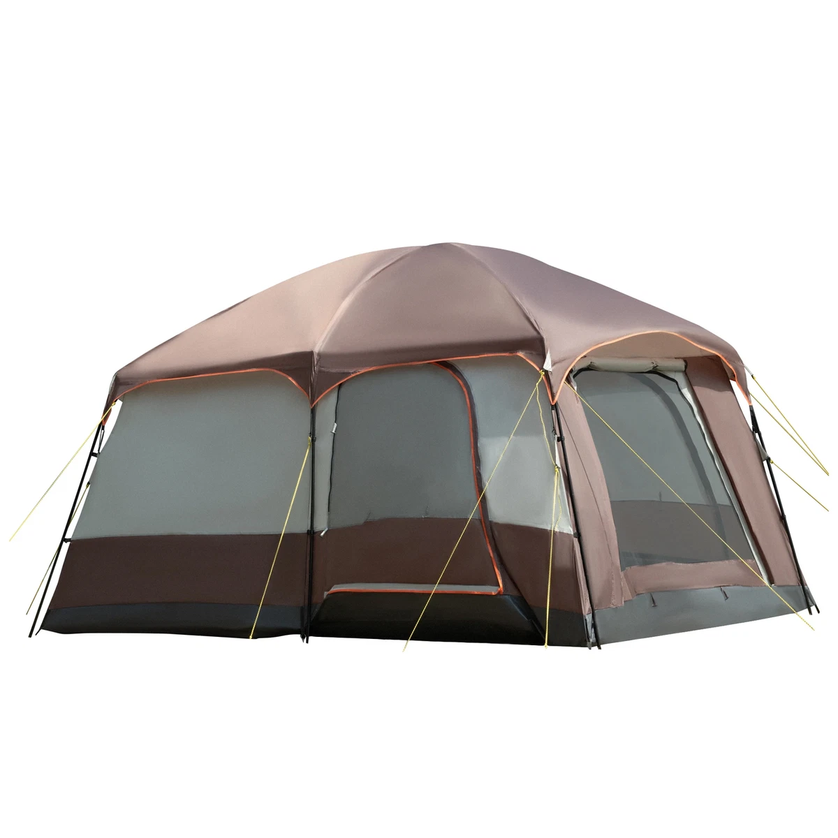 Pop up Camping Tent Portable 4 Person Cabin Room Hiking Gear w