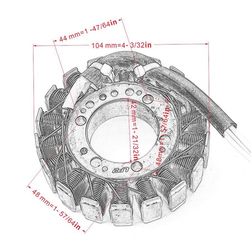 Lichtmaschine Yamaha VMX1200 V-Max Stator, 159,95