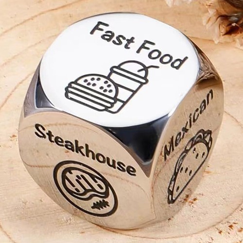 H1 1/2/3Pcs Takeout Decision Diced Dinner Food Dice Valentines Gifts