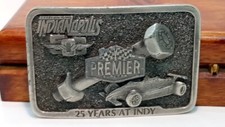 Pre-Owned Men s Premier Indianapolis 500 25 Years Belt Buckle