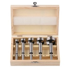 Forstnerbohrer Satz Holzbohrer Set 5 tlg. 15 - 35 mm Scharnierbohrer Bohrsatz