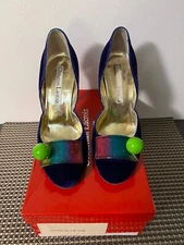 Christian Lacroix | Velvet Rainbow Pumps