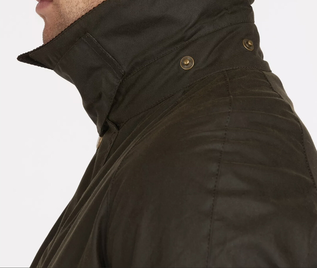 Barbour Ashby Waxed Cotton Field Jacket, Olive sizes M L XL XXL eBay