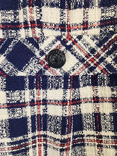 NWOT Brooks Brothers Tweed Checkered Dress SZ 12 - Picture 4 of 10