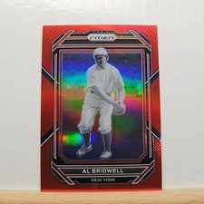 2023 Panini Prizm Baseball Al Bridwell base RED Prizm 073/199 card # 183